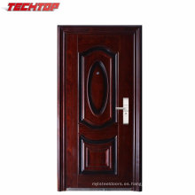 TPS-068 Puerta principal plana de seguridad de metal exterior